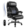 Black Ergonomic Leather High Back Office Chair S464007