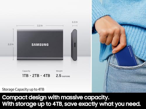 1TB Portable External Solid State Drive, Gray K76086