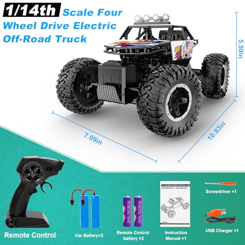 1:14 Scale 4WD Electric Remote Control Monster Truck B8839