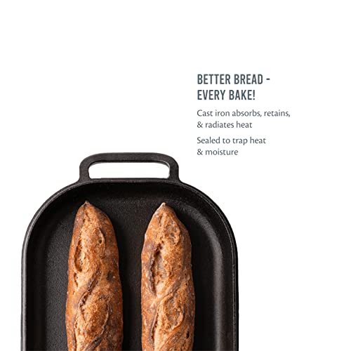 Cast Iron Bread Pan with Lid C4836