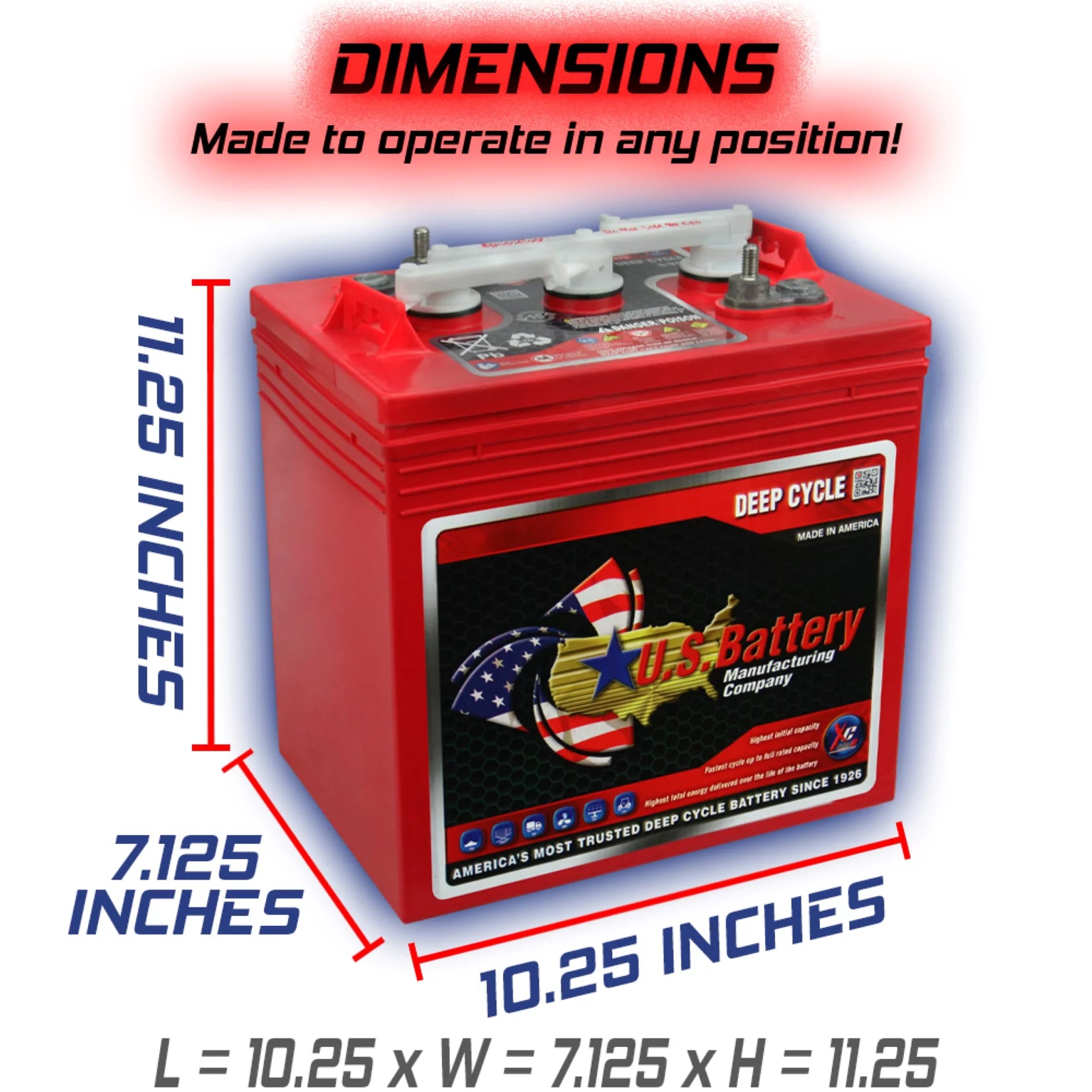 6V Deep Cycle Batteries - 4 Pack X7098