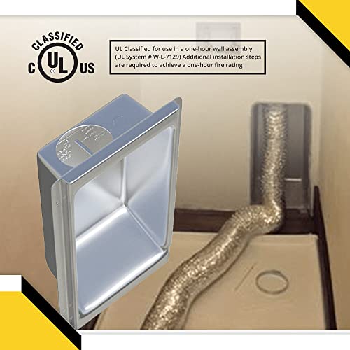 Recessed Dryer Vent Box With Gas Port N831938