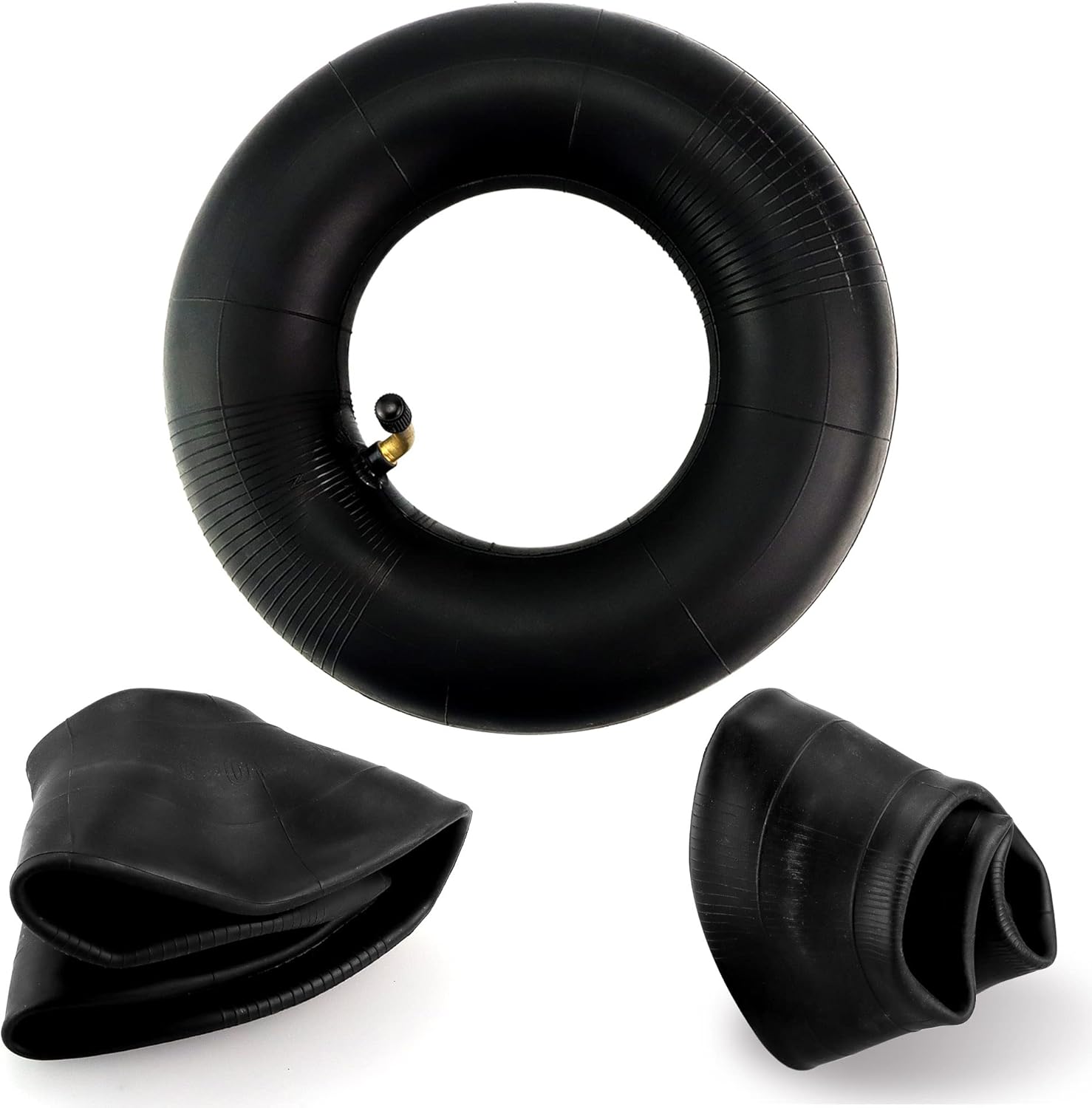 2 Pack Heavy Duty Replacement Inner Tubes with TR-13 Straight Metal Air Valve Stem Q11522