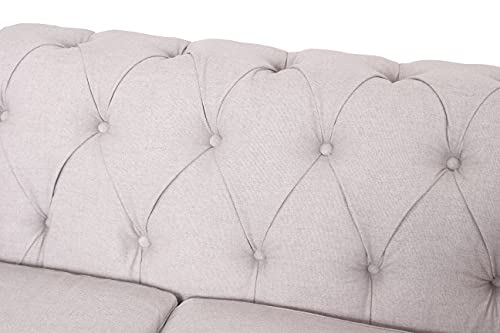 Modern Fabric Tufted Sofa H451