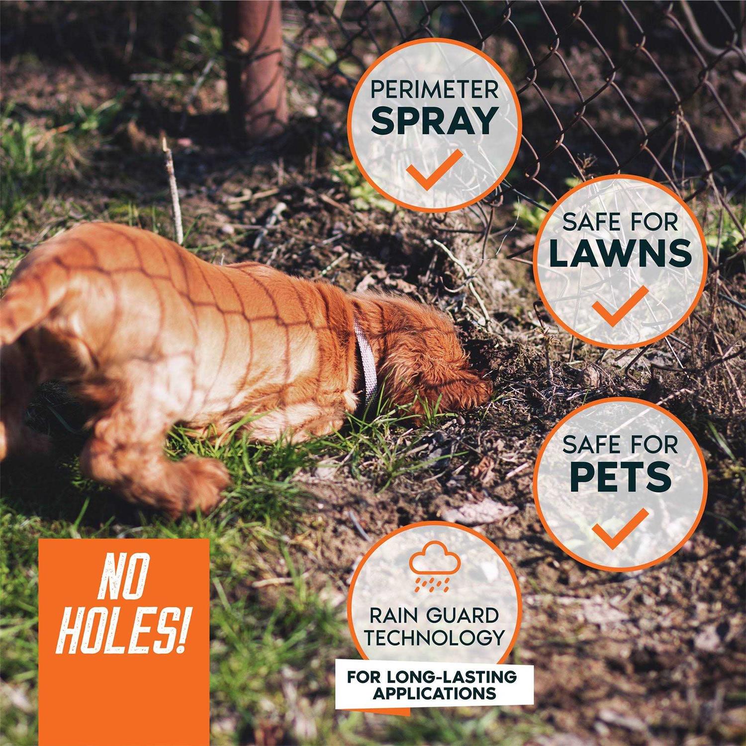 No Holes! Digging Dog Prevention Gallon with Trigger Sprayer A5673