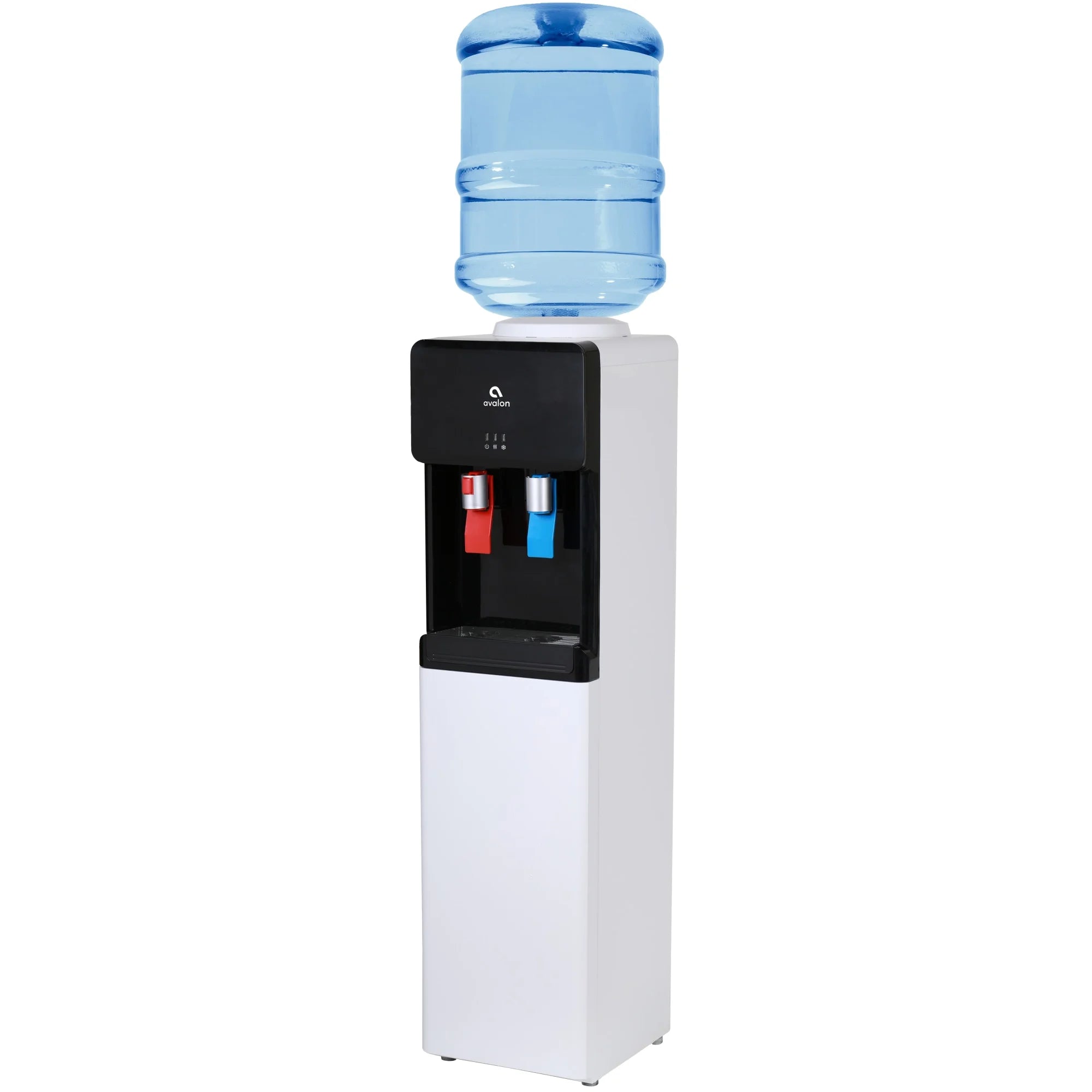 Black Top Loading Water Dispenser with Hot & Cold Water V90790