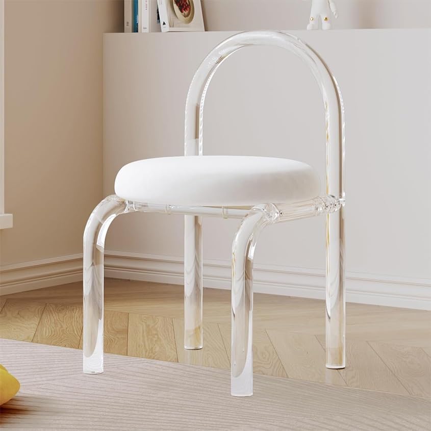 Grey Acrylic Dining Chair B949