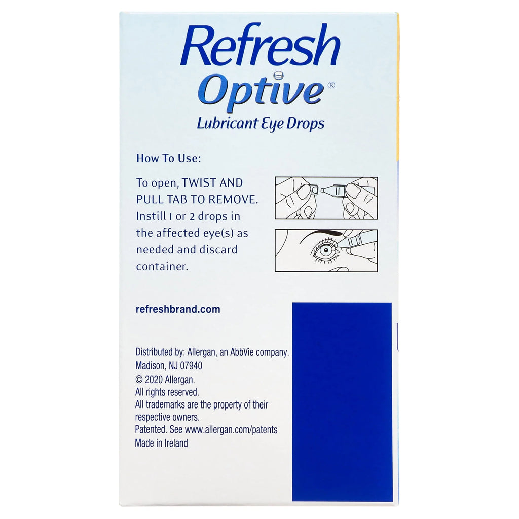 60 Count 0.4 ml Lubricant Eye Drops S87227