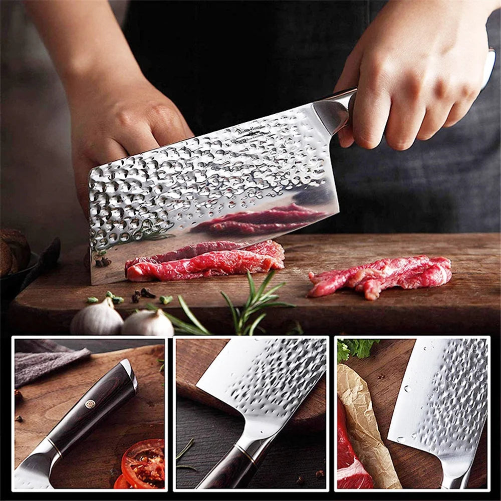 7inch Heavy Duty High Carbon Steel Meat Cleaver G28869