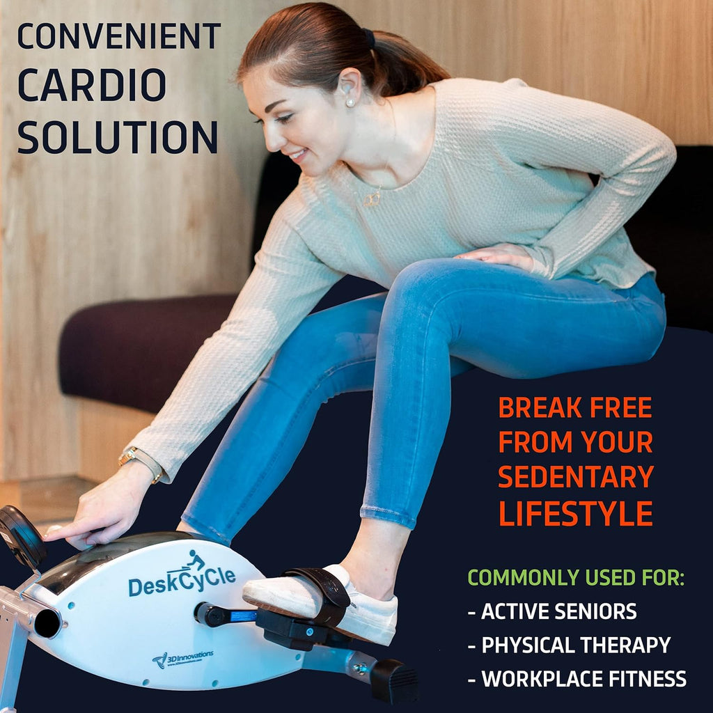 Under Desk Bike Pedal Exerciser with LCD Display C79260
