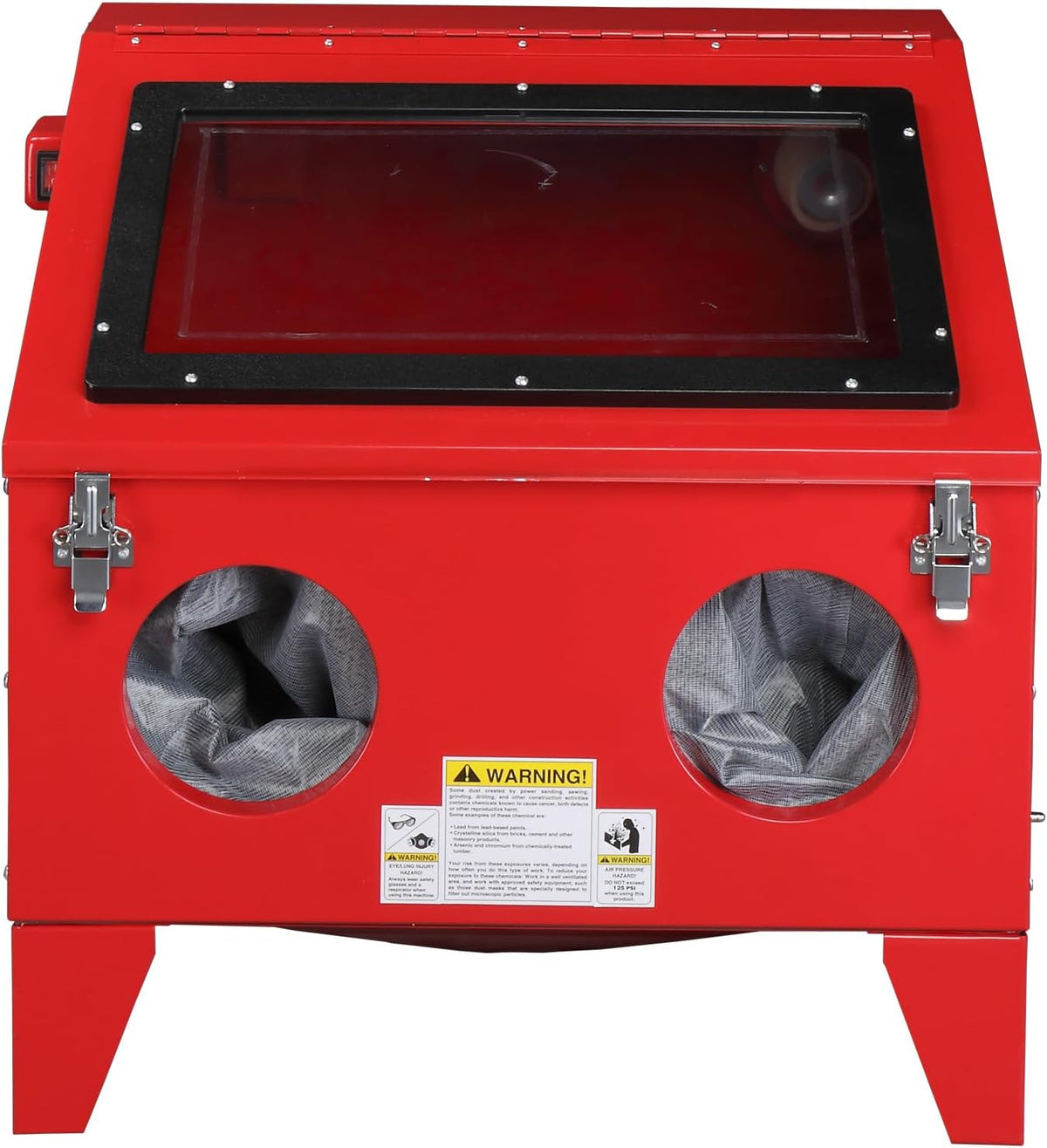 40 Gallon Portable Bench Top Sand Blasting Cabinet with Spray Gun F5797
