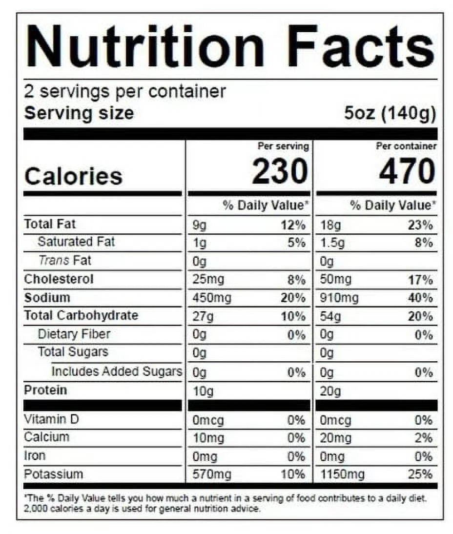 9.5oz Frozen Fish and Chips Pack of 10 M720734