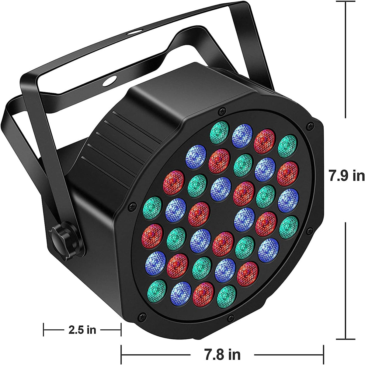 4 Pack Rechargeable Battery Powered RGB LED Uplights A34639