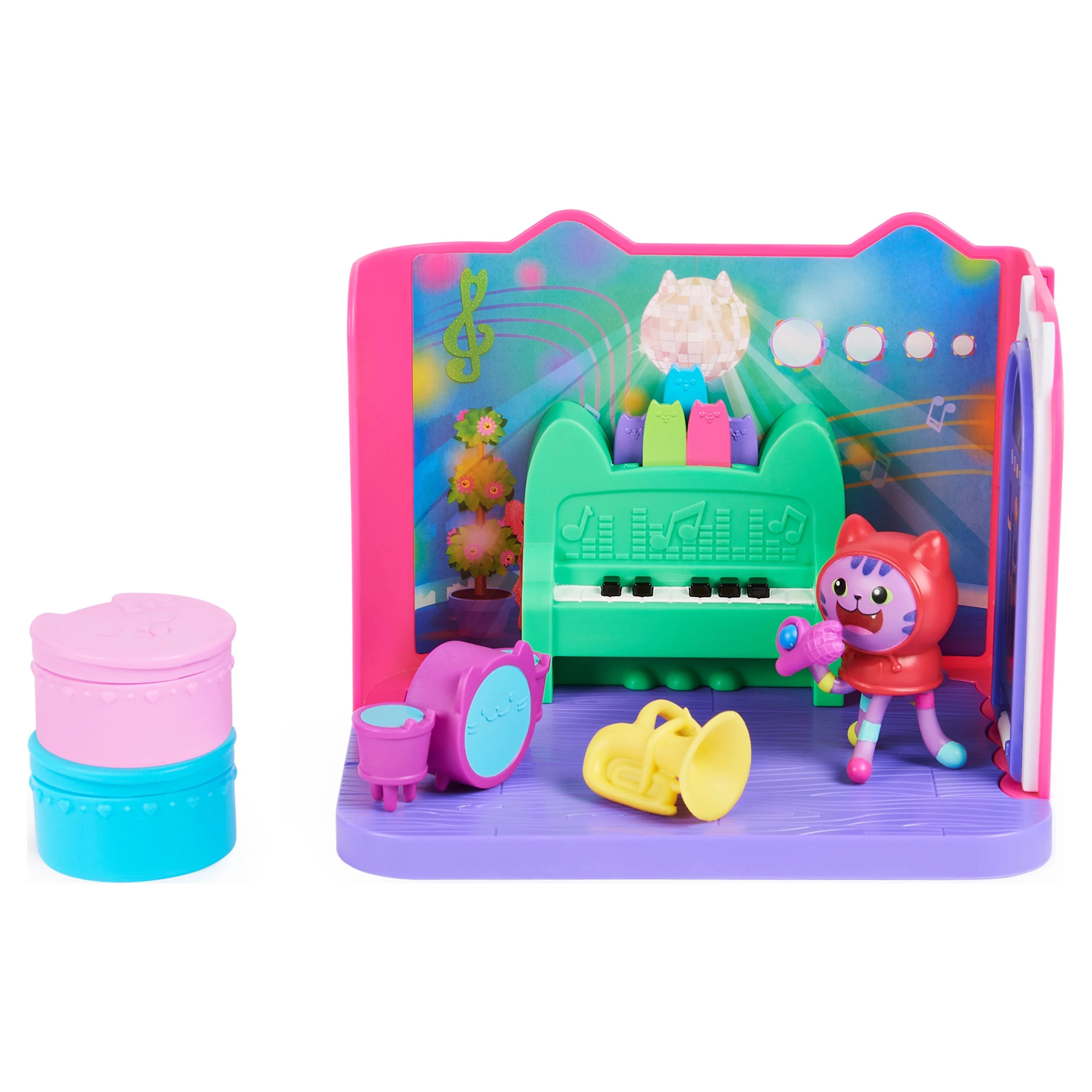Groovy Music Room Playset with Catnip Figure C57067