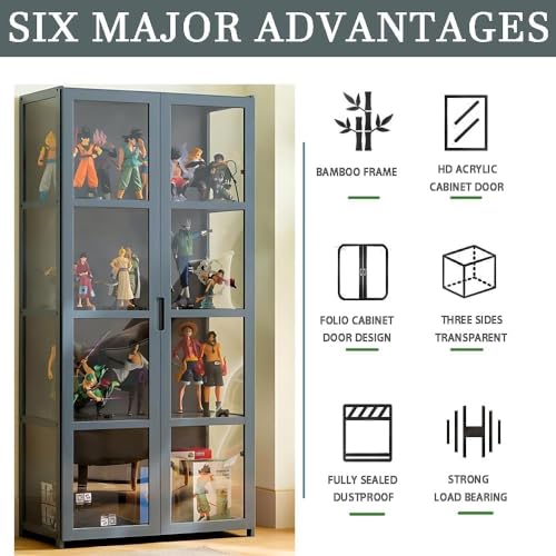 5-Tier Curio Display Cabinet with Acrylic Door Q3168