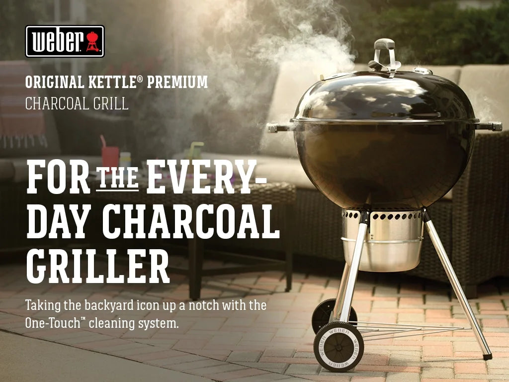 22" Black Charcoal Grill R6552