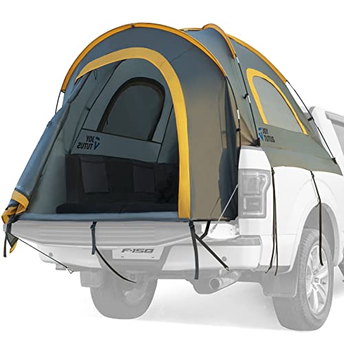 Green Waterproof Double Layer Pickup Truck Tent for 2 Person I1804