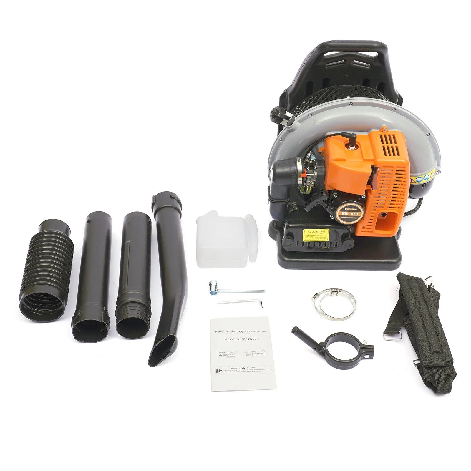 65CC 3.6HP 2-Cycle Gas Powered Backpack Leaf Blower Y73519