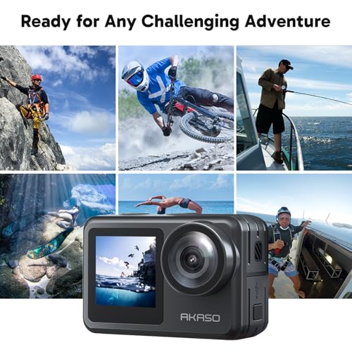4K30fps Action Camera with 256GB MicroSDXC U3 Memory Card T46752