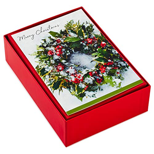 40 Cards and Envelopes Boxed Christmas Cards W1418