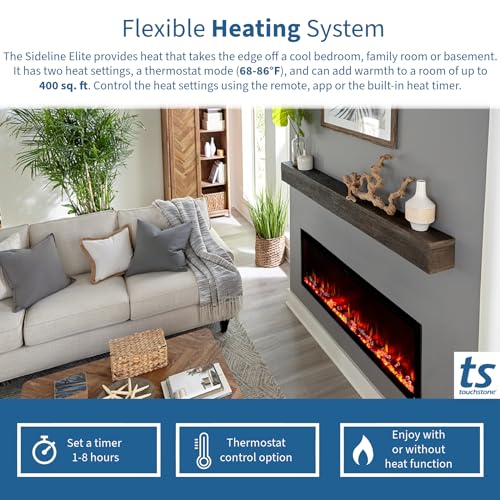 Smart Electric Fireplace with Mantel E888787