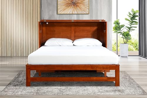 Queen Size Murphy Cabinet Chest Desk Bed with Drawers X73499