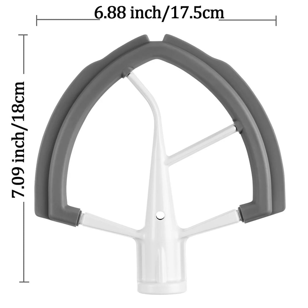 6 Quart Flat Beater Paddle with Flexible Silicone Edges I87582