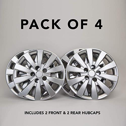 16-Inch Matte Black Wheel Covers (Set of 4) O11396