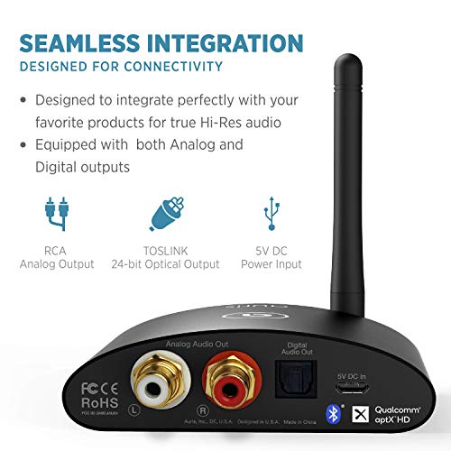 Bluetooth 5.0 Music Receiver with AptX HD M90363