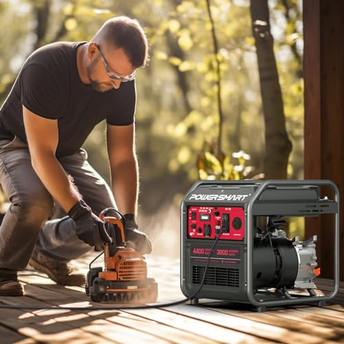 4400-Watt Portable Generator with Inverter Technology, Gas Powered L7881