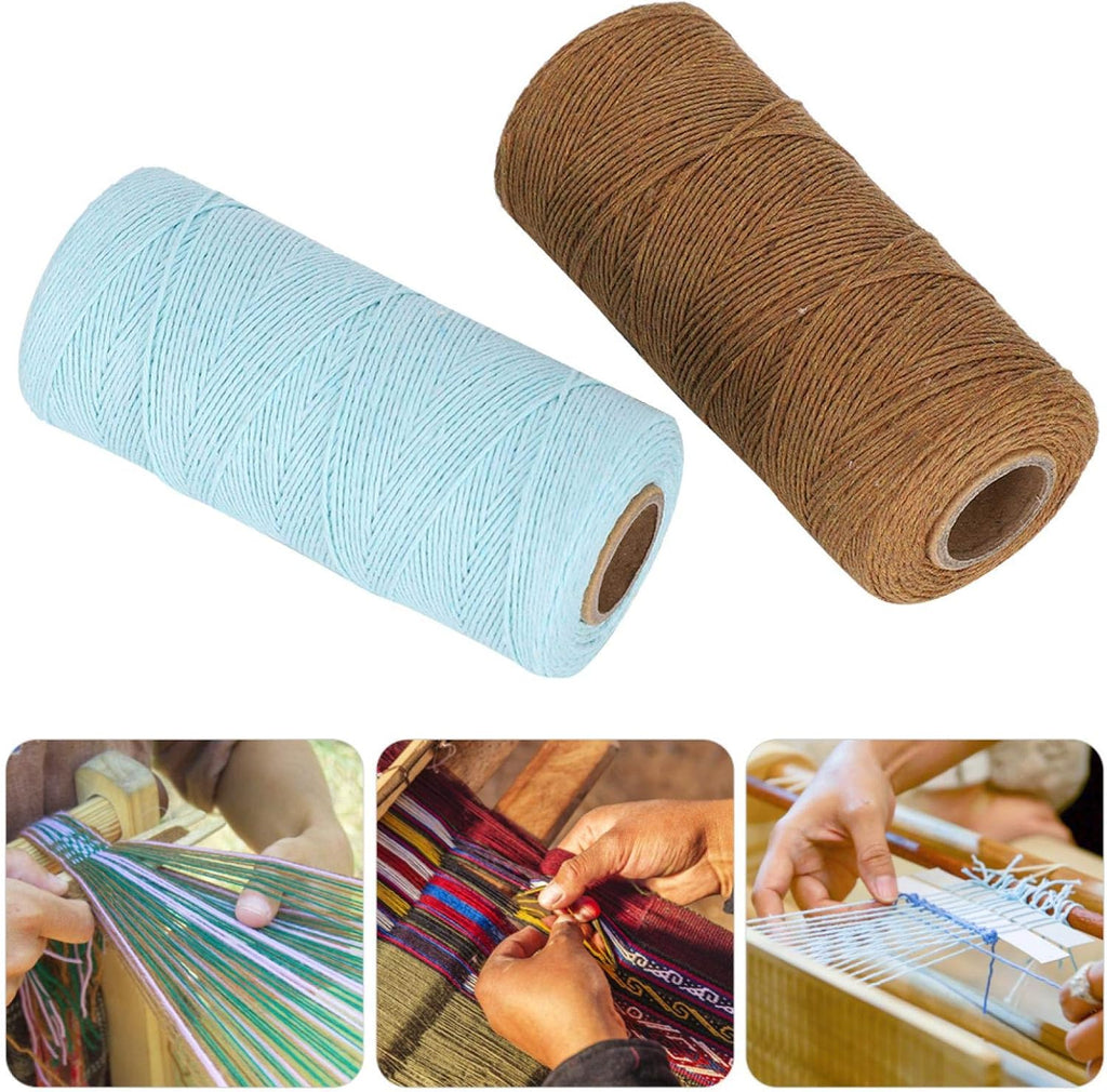 8/4 100% Cotton Weaving Warp Thread 2 Rolls 2 Colors P6606