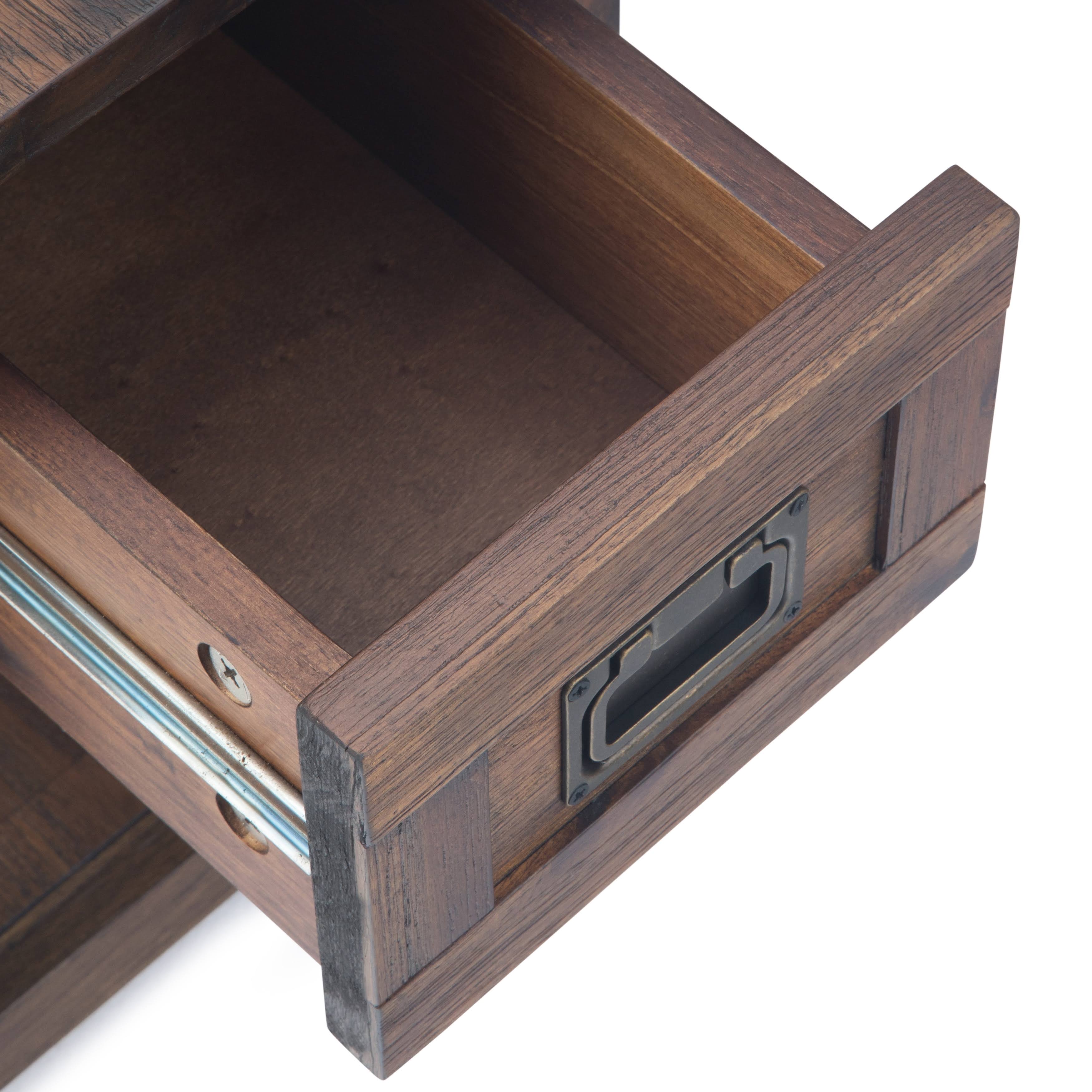 Solid Acacia Wood Narrow Side Table P6161