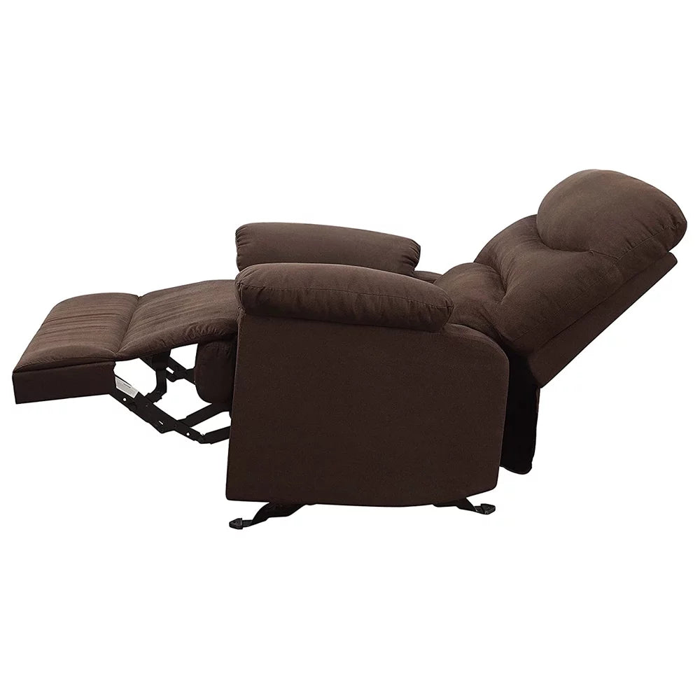 Chocolate Microfiber Recliner W3368