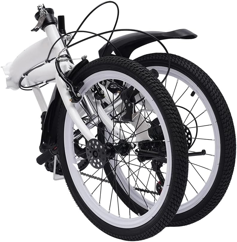 20" 7 Speed Folding Bike Carbon Steel K354347