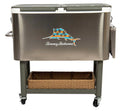100 Qt Stainless Steel Rolling Cooler S269221
