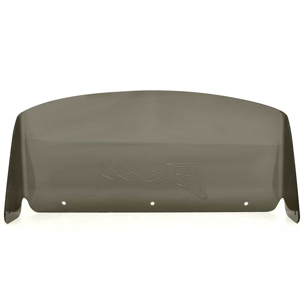 25 1/4 Inch Smoke Plexiglass Boat Windshield F211