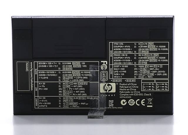 Financial Calculator B278156