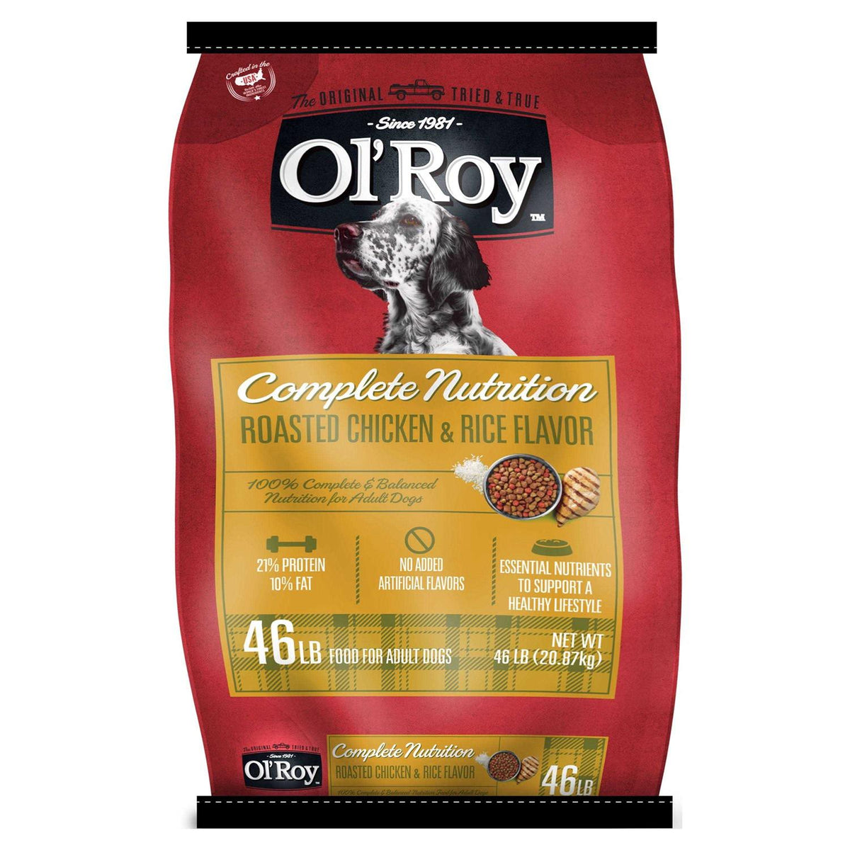 Roasted Chicken & Rice Flavor Dry Dog Food Q262
