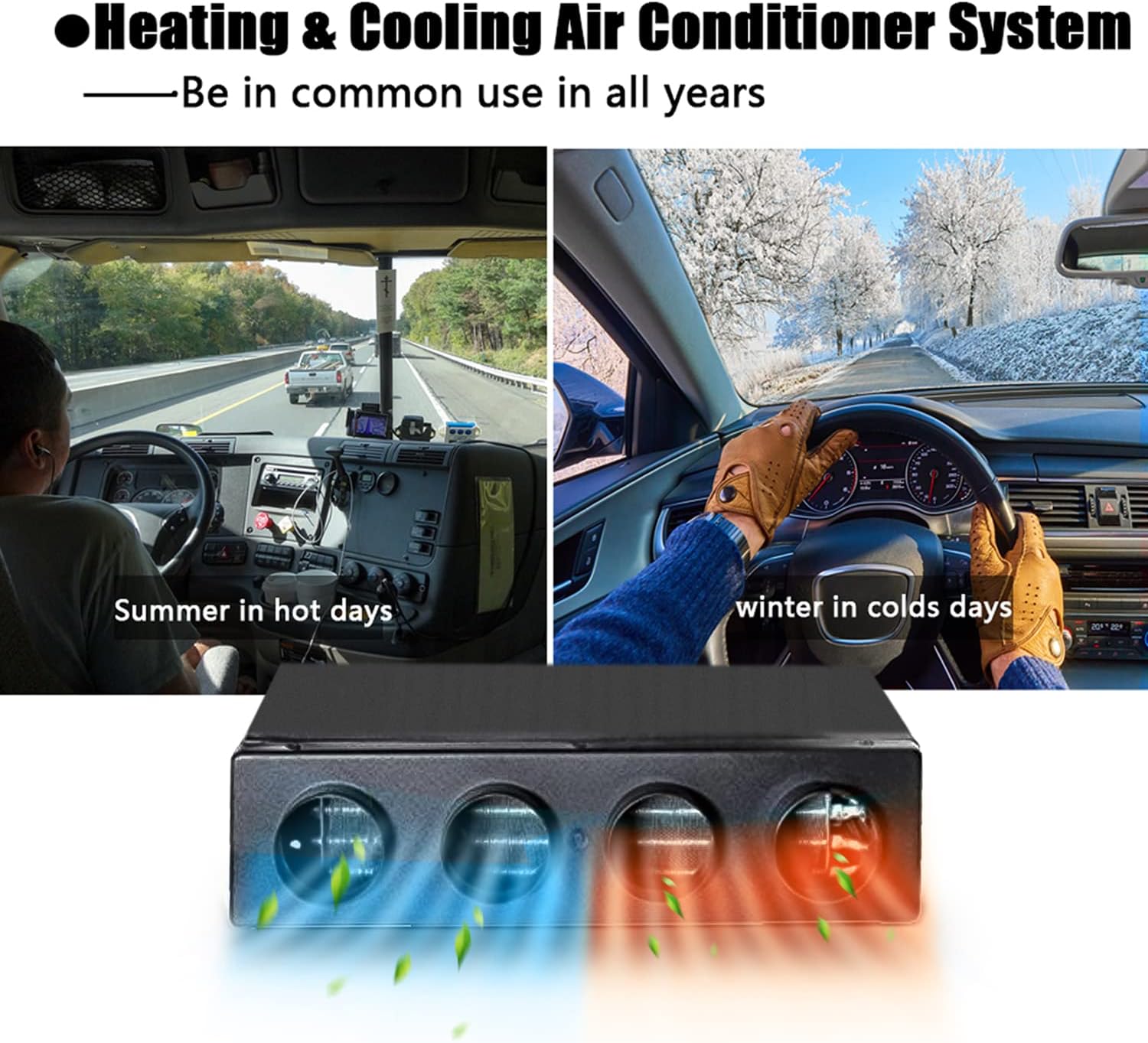 12V DC Under Dash Car Air Conditioner N553273