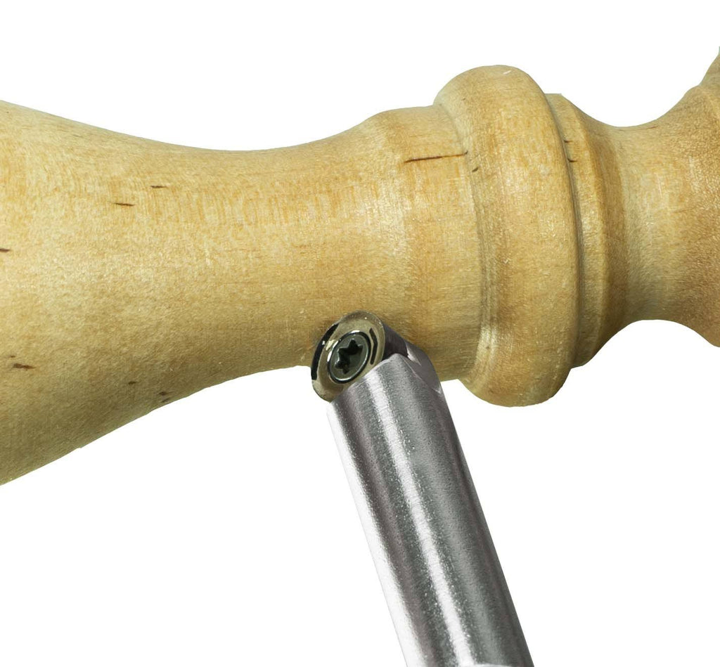 5 Carbide Woodturning Tools with Interchangeable Handle D3631