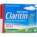 24-Hour Non Drowsy Allergy Relief Tablets 20 ea Q9718