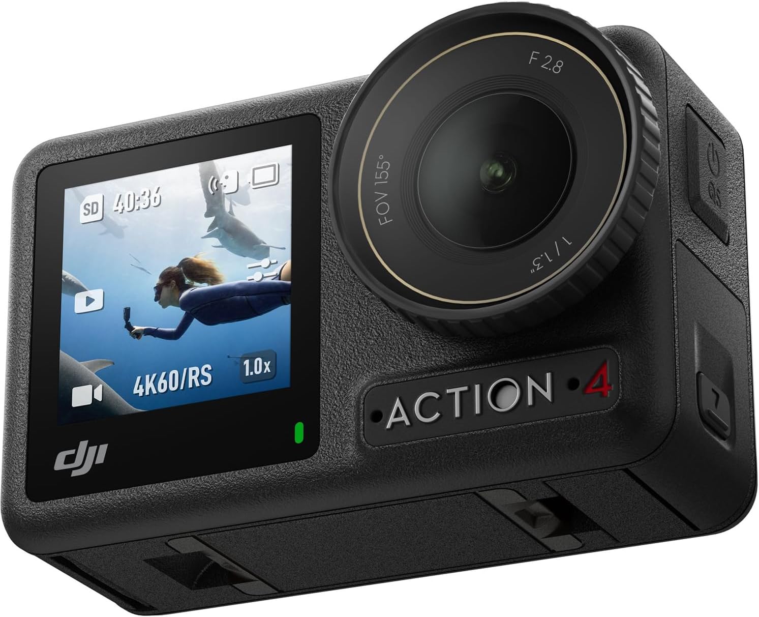 4K Waterproof Action Camera Bundle with 64GB Memory Card, Protective Case, and Accessory Kit I9079