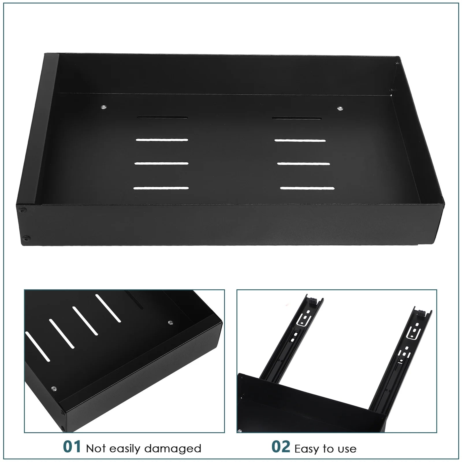 Heavy Duty Pull Out Cabinet Organizer Storage Shelf X411