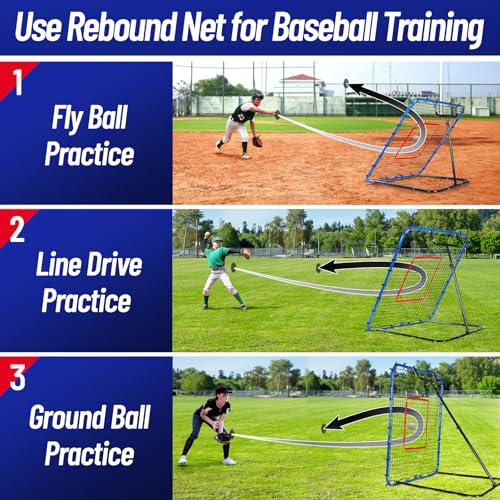 Baseball Rebounder Net 4 x 4.5 FT W853