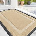 Black 36x24 Natural Rubber Front Door Mat H849