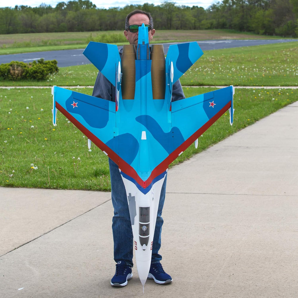 RC Airplane SU-30 Twin 70mm EDF BNF Basic 1100mm S92625