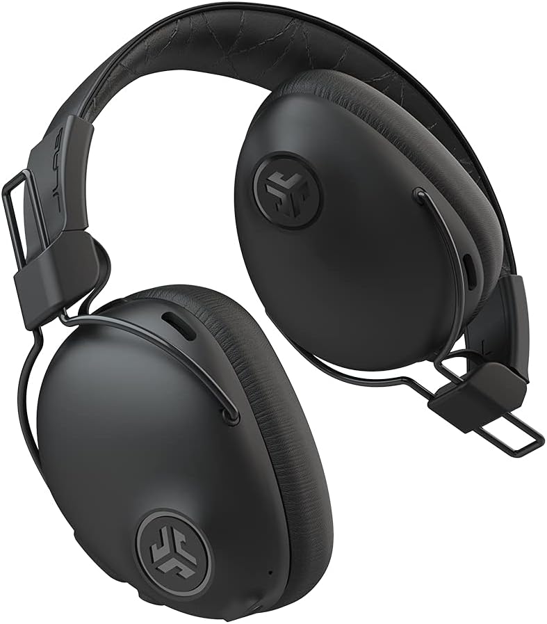 Black Bluetooth Wireless Over-Ear Headphones with Active Noise Cancellation A82665