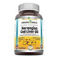 Norwegian Cod Liver Oil 1250 mg Softgels, 120 Count, 2 Pack P743