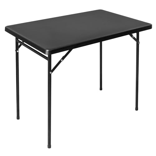 White 3ft Rectangular Plastic Folding Table S490252