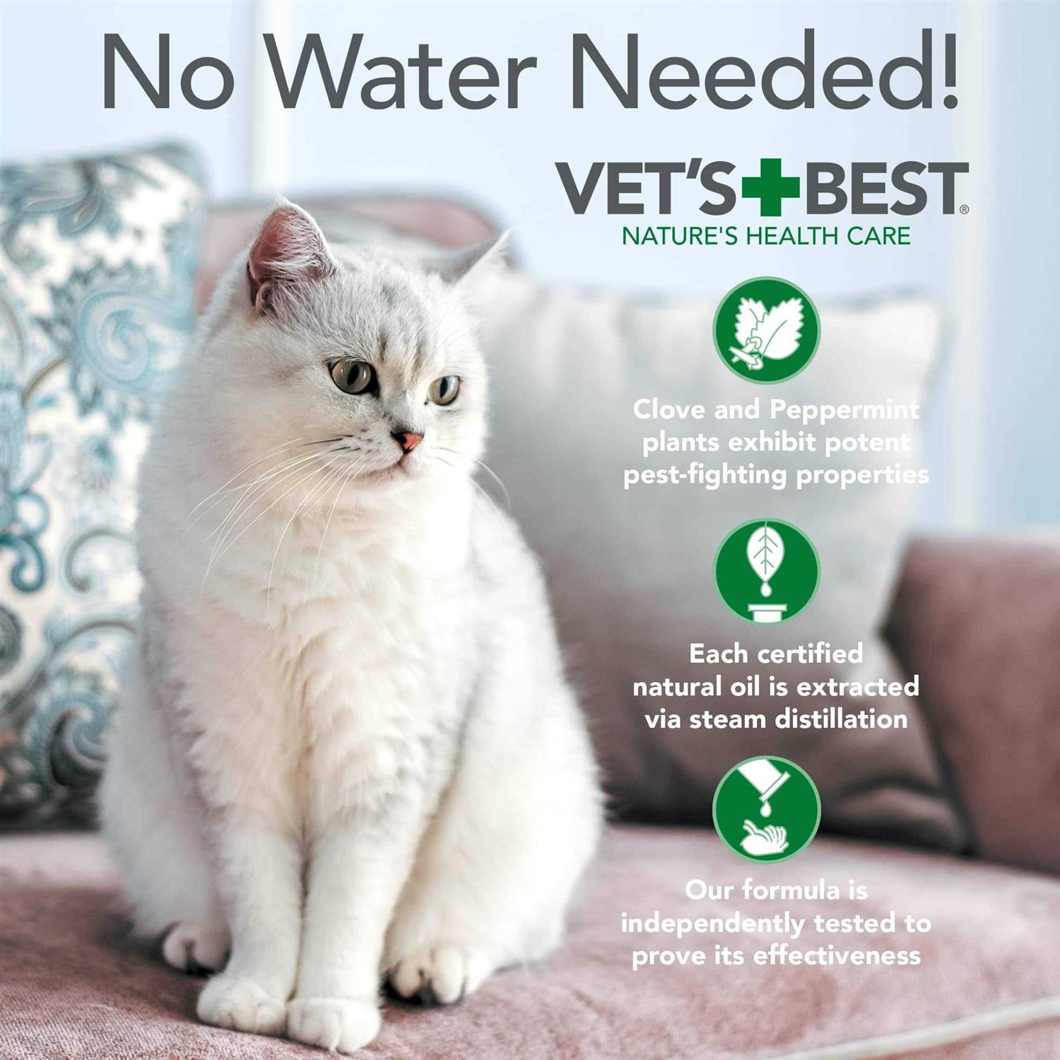 Flea & Tick Waterless Bath for Cats O8913